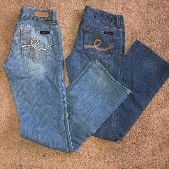 Seven7 Denim - Seven Jeans one dark one light size 27-pick one!
